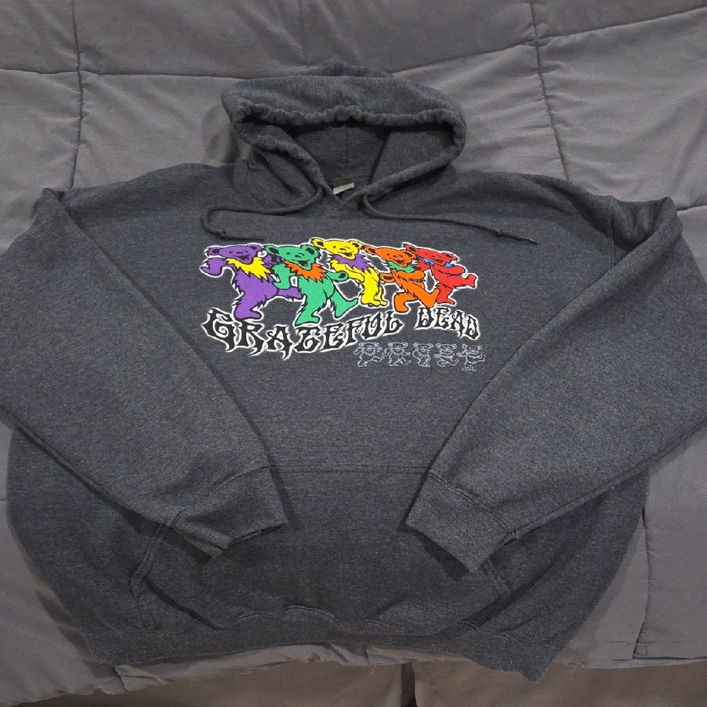 Grateful Dead Gray Hoodie XL